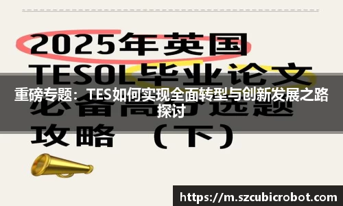 重磅专题：TES如何实现全面转型与创新发展之路探讨