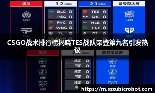 CSGO战术排行榜揭晓TES战队荣登第九名引发热议