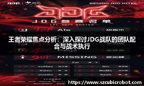 王者荣耀焦点分析：深入探讨JDG战队的团队配合与战术执行